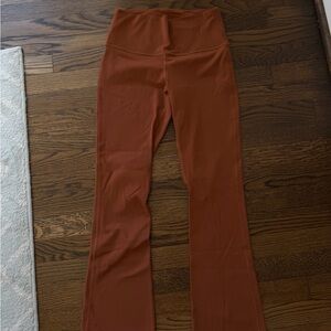 lululemon athletica align high rise mini flared Leggings in sable